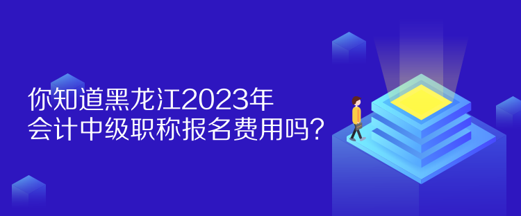 你知道黑龍江2023年會(huì)計(jì)中級(jí)職稱(chēng)報(bào)名費(fèi)用嗎？