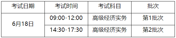 淄博2023年高級經(jīng)濟(jì)師考試時間