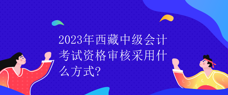 2023年西藏中級會計(jì)考試資格審核采用什么方式？