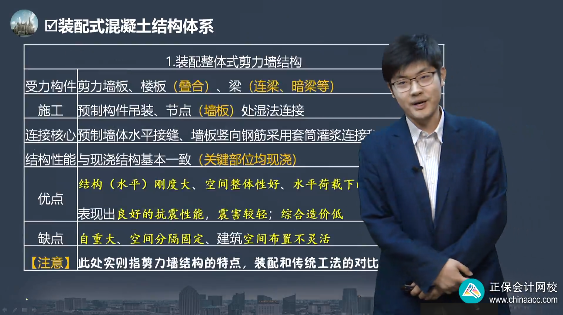 中級經(jīng)濟師《建筑與房地產(chǎn)》試題回憶：裝配式混凝土結(jié)構(gòu)建筑