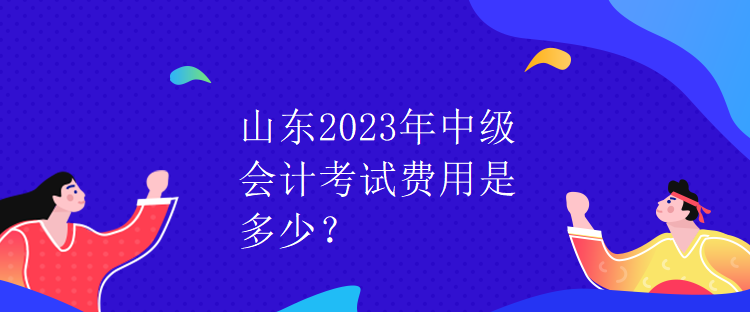 山東2023年中級(jí)會(huì)計(jì)考試費(fèi)用是多少？