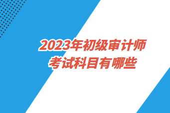 初級審計師和中級審計師考試安排一樣嗎？