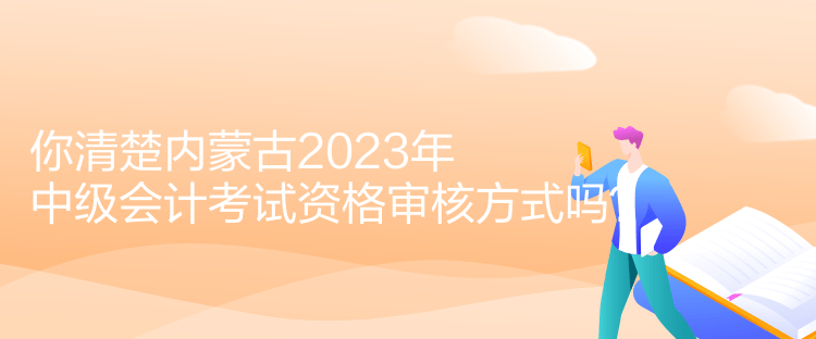 你清楚內(nèi)蒙古2023年中級(jí)會(huì)計(jì)考試資格審核方式嗎？