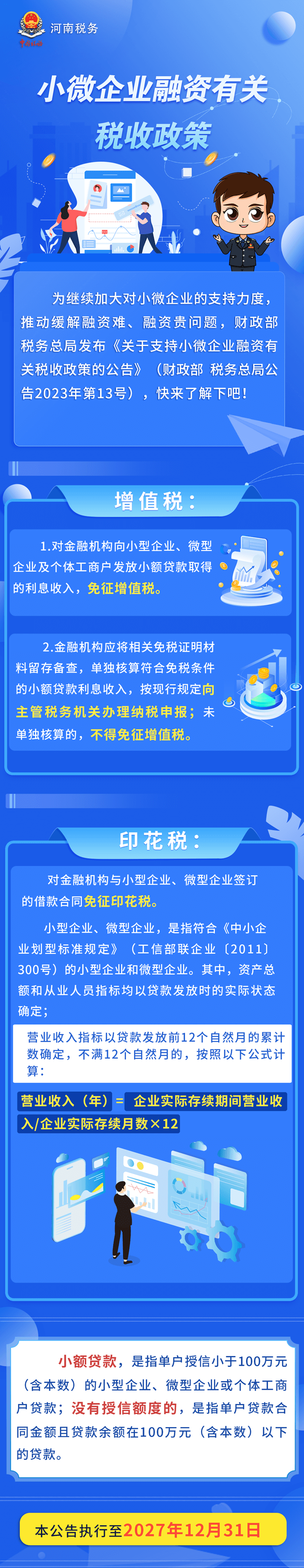 免增值稅！免印花稅！支持小微企業(yè)融資