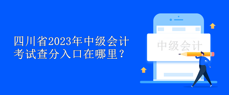 四川省2023年中級(jí)會(huì)計(jì)考試查分入口在哪里？