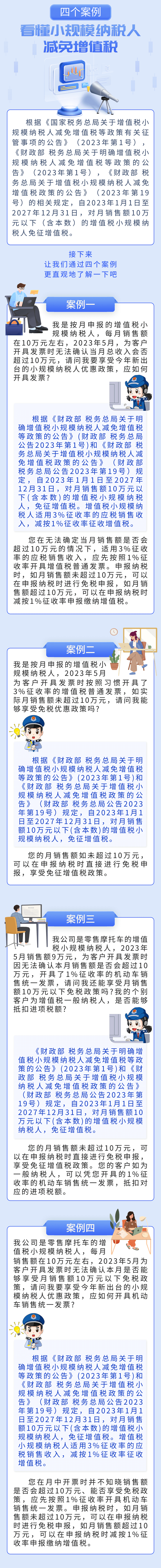 四個案例，看懂小規(guī)模納稅人減免增值稅 (1)