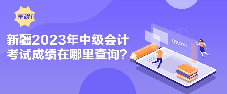新疆2023年中級(jí)會(huì)計(jì)考試成績(jī)?cè)谀睦锊樵?xún)？