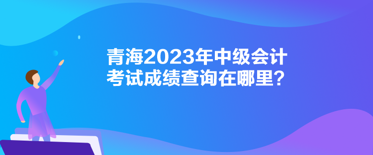 青海2023年中級會計考試成績查詢在哪里？