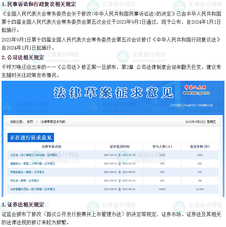 2024年中級會計職稱教材變動大不大？