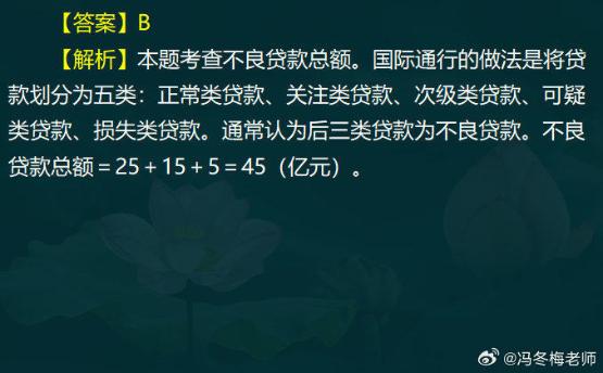 中級經(jīng)濟(jì)師金融案例分析題