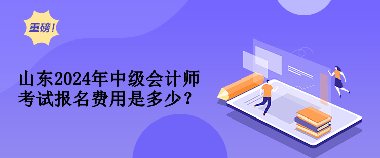 山東2024年中級(jí)會(huì)計(jì)師考試報(bào)名費(fèi)用是多少？
