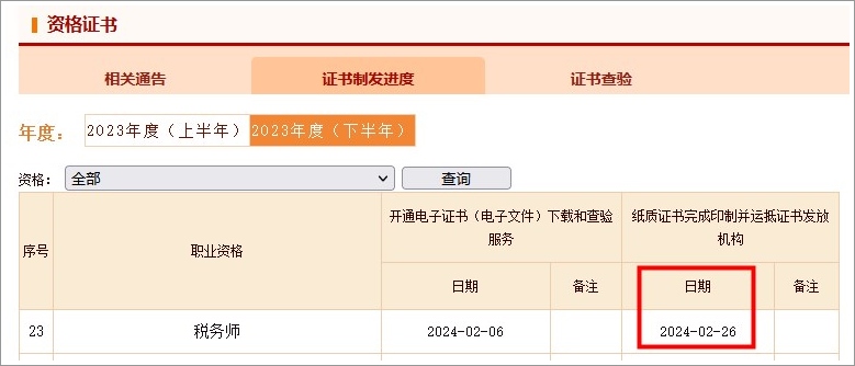 紙質(zhì)證書(shū)