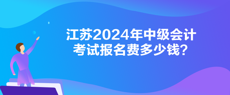 江蘇2024年中級(jí)會(huì)計(jì)考試報(bào)名費(fèi)多少錢？