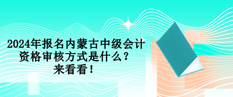 2024年報(bào)名內(nèi)蒙古中級(jí)會(huì)計(jì)資格審核方式是什么？來(lái)看看！