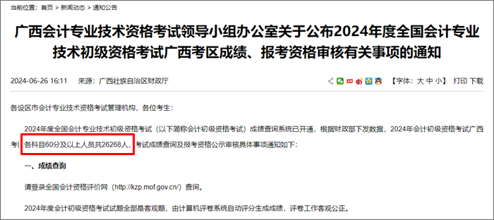曝光！2024年部分地區(qū)初級會計考試合格率公布 合格率有所上升？