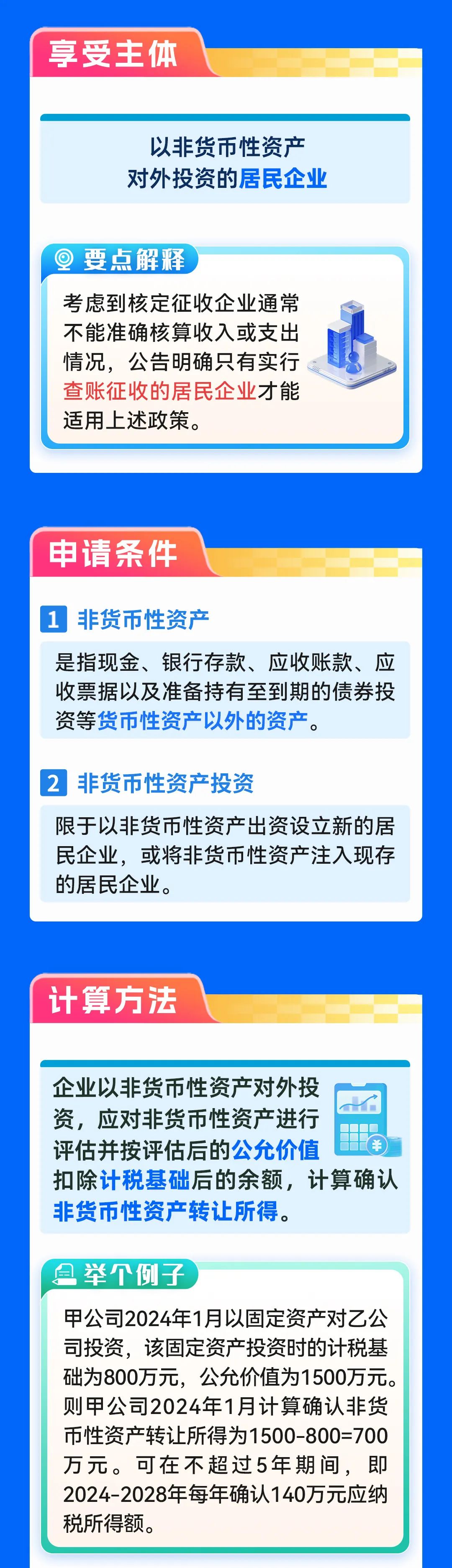 企業(yè)非貨幣性資產對外投資企業(yè)所得稅分期納稅政策2