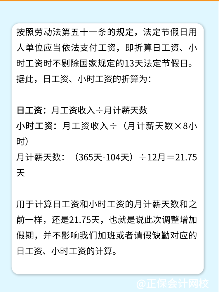 2025年春節(jié)多放1天假會影響我們的工資嗎？