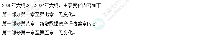速看！2025年《資產(chǎn)評(píng)估實(shí)務(wù)二》大綱變動(dòng)&解讀
