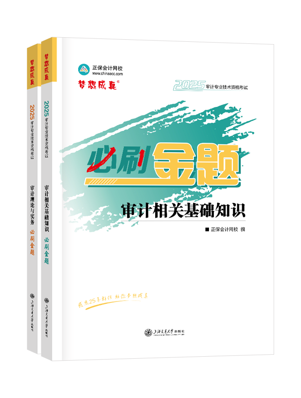 審計(jì)師考試用書(shū)《必刷金題》
