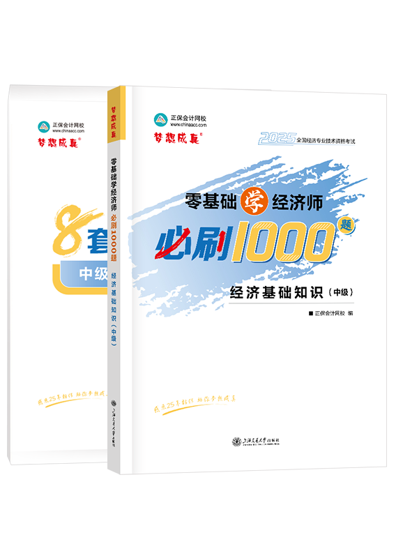 [預(yù)售]2025年中級(jí)經(jīng)濟(jì)師《中級(jí)經(jīng)濟(jì)基礎(chǔ)知識(shí)》必刷1000題+8套卷