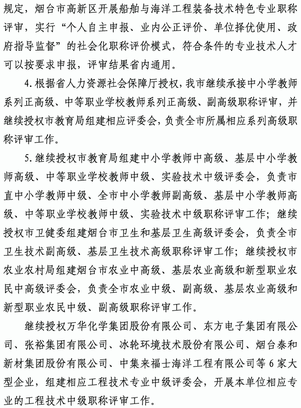 煙臺市高級職稱評審9
