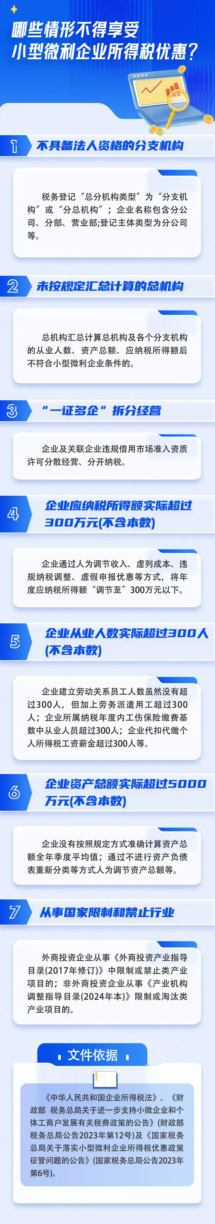 哪些情形不得享受小型微利企業(yè)所得稅優(yōu)惠？