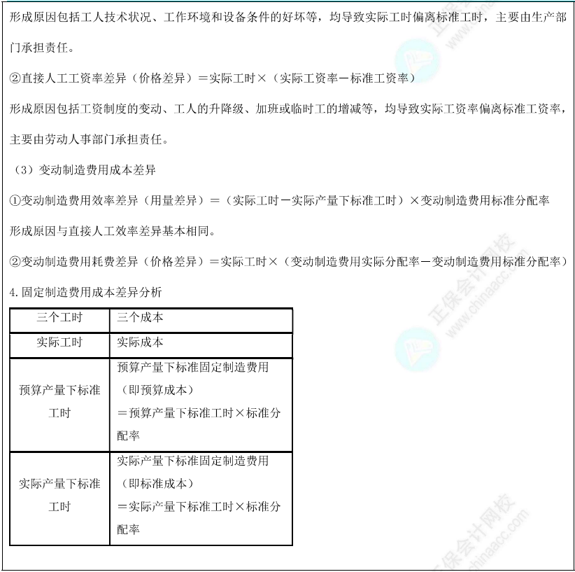 變動(dòng)成本差異分析1