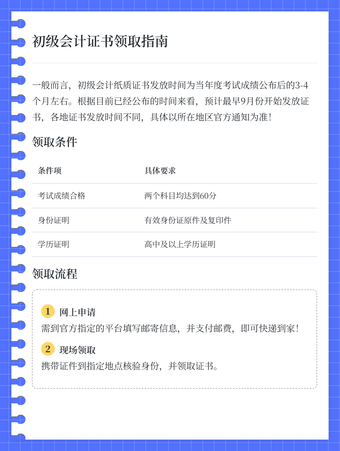 2025年初級(jí)會(huì)計(jì)紙質(zhì)證書啥時(shí)候可以領(lǐng)??？1